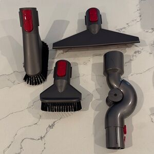 Dyson V11 Gray and Red Vacuum Attachment Set